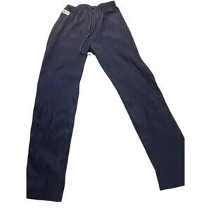 🌌 Metallic Navy "Global Tour" Shimmer Pants size XL 👖✨